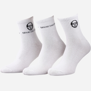 Набір шкарпеток Sergio Tacchini 93241341-1 39-42 3 пари Білий (3349600160576) краща модель в Харкові