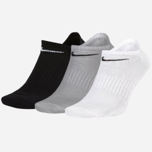 Набір шкарпеток Nike SX7678-901 U NK EVERYDAY LTWT NS 3PR 46-50 3 пари Чорний/Сірий/Білий (888407239342) в Харкові