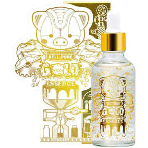 Есенція для обличчя Elizavecca Milky Piggy Hell-Pore Gold Essence з частинками 24к золота 50 мл (8809624500086) краща модель в Харкові