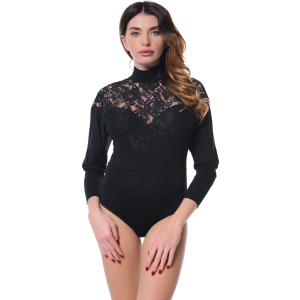 Боді-блузка AREFEVA L5268 (48) Black (5902205172672) краща модель в Харкові