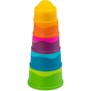 Пирамидка тактильная Чашки Fat Brain Toys dimpl stack (F293ML) (811802026798) рейтинг