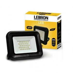 LED прожектор Lebron LF, 30W, LED, 2400Lm, 6200К (4748) ТОП в Харкові