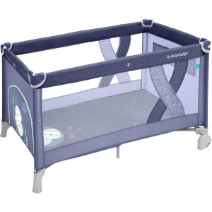 Манеж-кроватка Baby Design Simple 03 Blue (292576) (5901750292576)