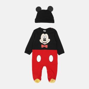 Чоловічок + шапочка Disney Mickey Mouse MC10455 68-74 см Чорно-червоний (8691109774507) ТОП в Харкові