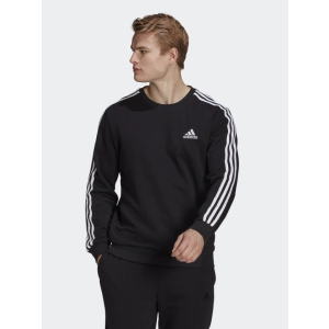 Спортивний лонгслів Adidas M 3S Ft Swt GK9078 2XL Black (4064045351974) в Харкові