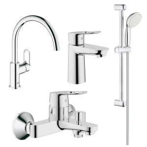 Набор смесителей Grohe BauLoop S-Size 123225K лучшая модель в Харькове