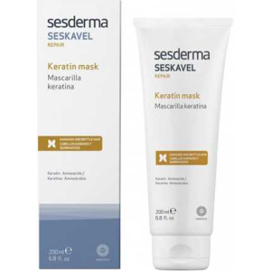 Відновлююча маска для волосся Sesderma Seskavel Keratin Mask з кератином 200 мл (8429979435309) рейтинг