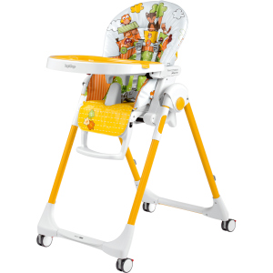 Стульчик для кормления Peg-Perego Prima Pappa Follow Me Fox & Friends (IH01000000FOX38) (8005475390955)