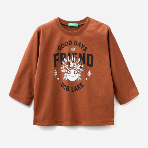 Футболка с длинными рукавами United Colors of Benetton 3ATNC15FE.P-09K 82 см (8033379331200) ТОП в Харькове