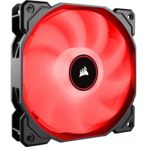 Вентилятор Corsair AF120 LED (2018) Red (CO-9050080-WW), 120x120x25мм, 3-pin, черный