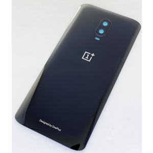 купити Задня кришка OnePlus 6T A6013, чорна, Mirror Black, оригінал (Китай) + скло камери Original (PRC)