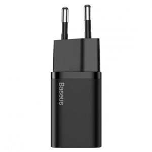 СЗУ Baseus Super Silicone PD Charger 25W (Type-C) + Type-C to Type-C Cable 3A (1m) для зарядних пристроїв Black рейтинг