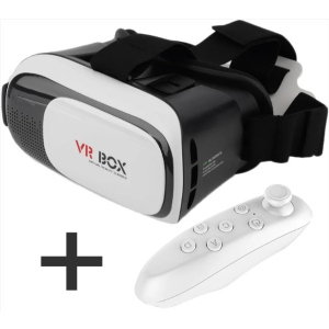 Очки виртуальной реальности 3D VR Box 2.0 Remax + пульт в подарок, черно-белые F_130127 в Харькове