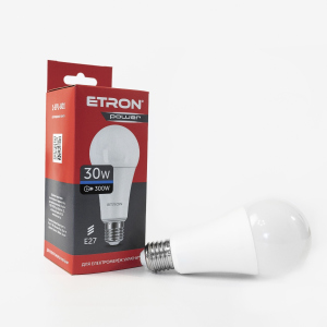 LED лампа ETRON Power Light 1-EPL-801 A67 30W 6500K E27 краща модель в Харкові