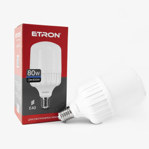 LED лампа ETRON Light 1-EHP-308 T140 80W 6500K 220V E40 ТОП в Харькове