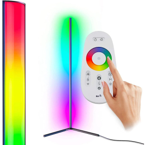 Напольный угловой RGB торшер Led с режимами 140 см