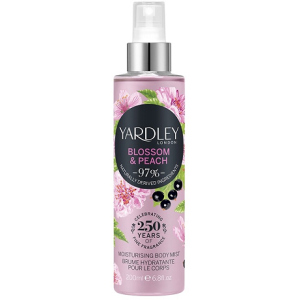 Мист увлажняющий парфюм для тела и волос Yardley Blossom & Peach Moisturising Fragrance Body Mist 200мл (5056179301511) ТОП в Харькове