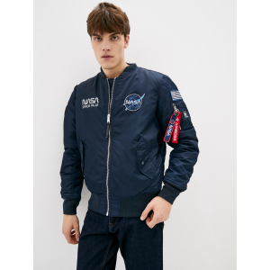 Куртка Airboss MA-1 NASA L Replica Blue (707568225745_A) в Харькове