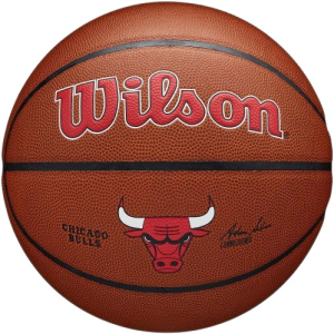 Мяч баскетбольный Wilson NBA Team Composite Chicago Bulls Size 7 (WTB3100XBCHI) лучшая модель в Харькове