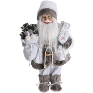 Фігура діда морозу Christmas Decoration 22x16x57 см (ASK000310) ТОП в Харкові