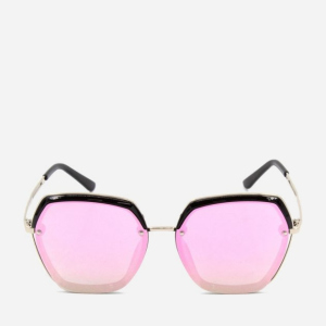 Сонцезахисні окуляри жіночі поляризаційні SumWin 2212 Рожеве дзеркало краща модель в Харкові