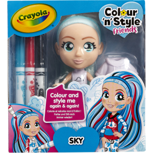 Набір для творчості Crayola Colour n Style Стильні дівчата Скай (918938.005) (8720077189386) ТОП в Харкові