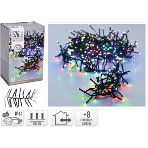 Гірлянда Christmas Decoration 576 LED ламп різнокольорова 7.2 м (AX9502420) ТОП в Харкові