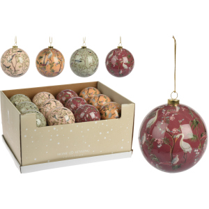 Набор елочных шаров Christmas Decoration 10 см 24 шт BIRD (APF478520) лучшая модель в Харькове