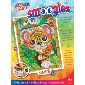 Набір для творчості Sequin Art Smoogles Тигр 25х34 см (SA1815) в Харкові