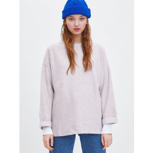 Лонгслив Zara XAZ239063UCNU L Бледно-розовый (DD8000004782393) ТОП в Харькове