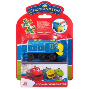 Іграшка Chuggington Паровозик Брюстер з механічною функцією та пазлом (EU890302) ТОП в Харкові