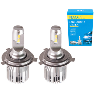 Автолампи NAOEVO S4/LED/H4/Flip Chip/9-16V/30W/3600Lm/EMERGENCY3000K/3000K/4300K/6500K (S4-H4) в Харкові