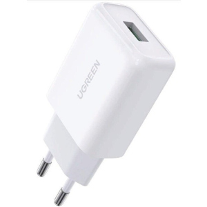 Зарядний пристрій Ugreen CD122 18W USB QC 3.0 Charger White (UGR-10133) в Харкові