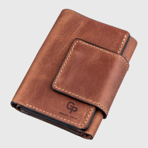 Шкіряний чоловічий гаманець Grande Pelle leather-11205 Коричневий в Харкові