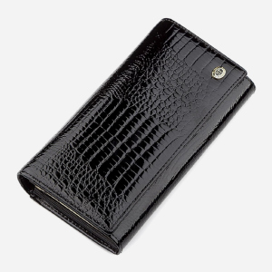 Кошелек ST Leather Accessories 18426 Черный лучшая модель в Харькове