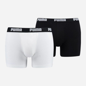 Труси-шорти Puma Basic Boxer 2P 90682307 S 2 пари White-Black (8718824609676) ТОП в Харкові