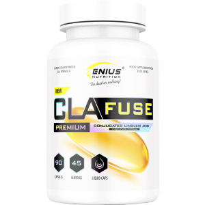 Витамины и минералы Genius Nutrition CLA FUSE 90 гелевых капсул (5405621076581) в Харькове