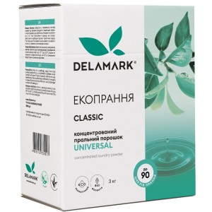 Концентрований безфосфатний пральний порошок Delamark Universal 3 кг (4820152330017) в Харкові