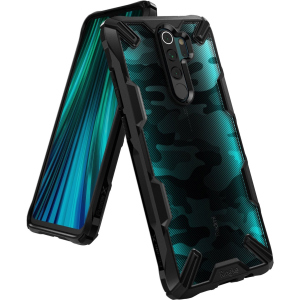 Панель Ringke Fusion X Design для Xiaomi Redmi Note 8 Pro Camo Black ТОП в Харкові