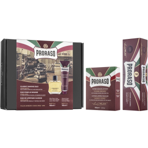 Подарочный набор для бритья Proraso Деликатное бритье и уход для жесткой щетины с сандаловым маслом и маслом дерева Ши Крем 150 мл + Лосьон 100 мл (8004395004775) лучшая модель в Харькове