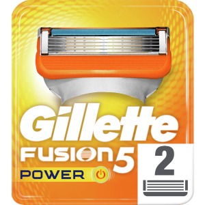 Змінні картриджі для гоління (леза) чоловічі Gillette Fusion5 Power 2 шт (7702018867172) краща модель в Харкові