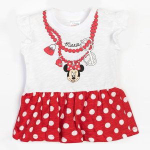 Сукня Disney Minnie Mouse MN15545 68-74 см Біла з червоним (8691109789860) ТОП в Харкові