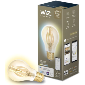 Умная лампочка WIZ Smart LED WiFi A60 E27 WiZ DW FA Q Warm Dimmable Filament 550lm 2200K (WZE21026011-A) ТОП в Харькове