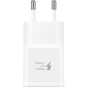 Зарядний пристрій Samsung AFC TA + Type-C Cable (1EA) White (EP-TA20EWECGRU) краща модель в Харкові