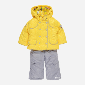 Комплект (куртка + полукомбинезон) Baby Line V118-16 80 см Желтый с серым (ROZ6204000738) лучшая модель в Харькове