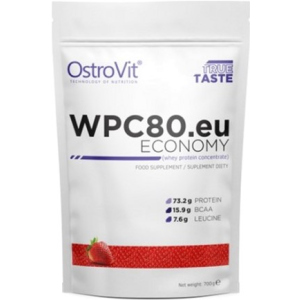 Протеин OstroVit WPC80.eu Economy 700 г Клубника (5902232611878)