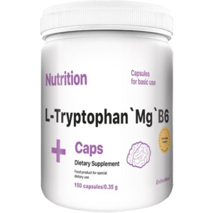 Антистрес комплекс L-Триптофан Магній B6 EntherMeal L-Tryptophan Mg B6 150 капсул (TRMGB150AB120) в Харкові