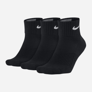 Шкарпетки Nike Perf Cush Qt 3Pr SX4703-001 S (34-38) 3 пари Чорні (884726565032) краща модель в Харкові