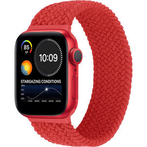 Ремінець Promate Fusion-44M для Apple Watch 42-44 мм 1/2/3/4/5/6/7/SE Red (fusion-44m.red) ТОП в Харкові