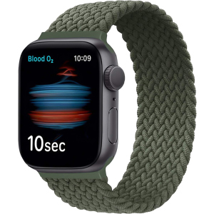 Ремешок Promate Fusion-44S для Apple Watch 42-44 мм 1/2/3/4/5/6/7/SE Green (fusion-44s.green) в Харькове